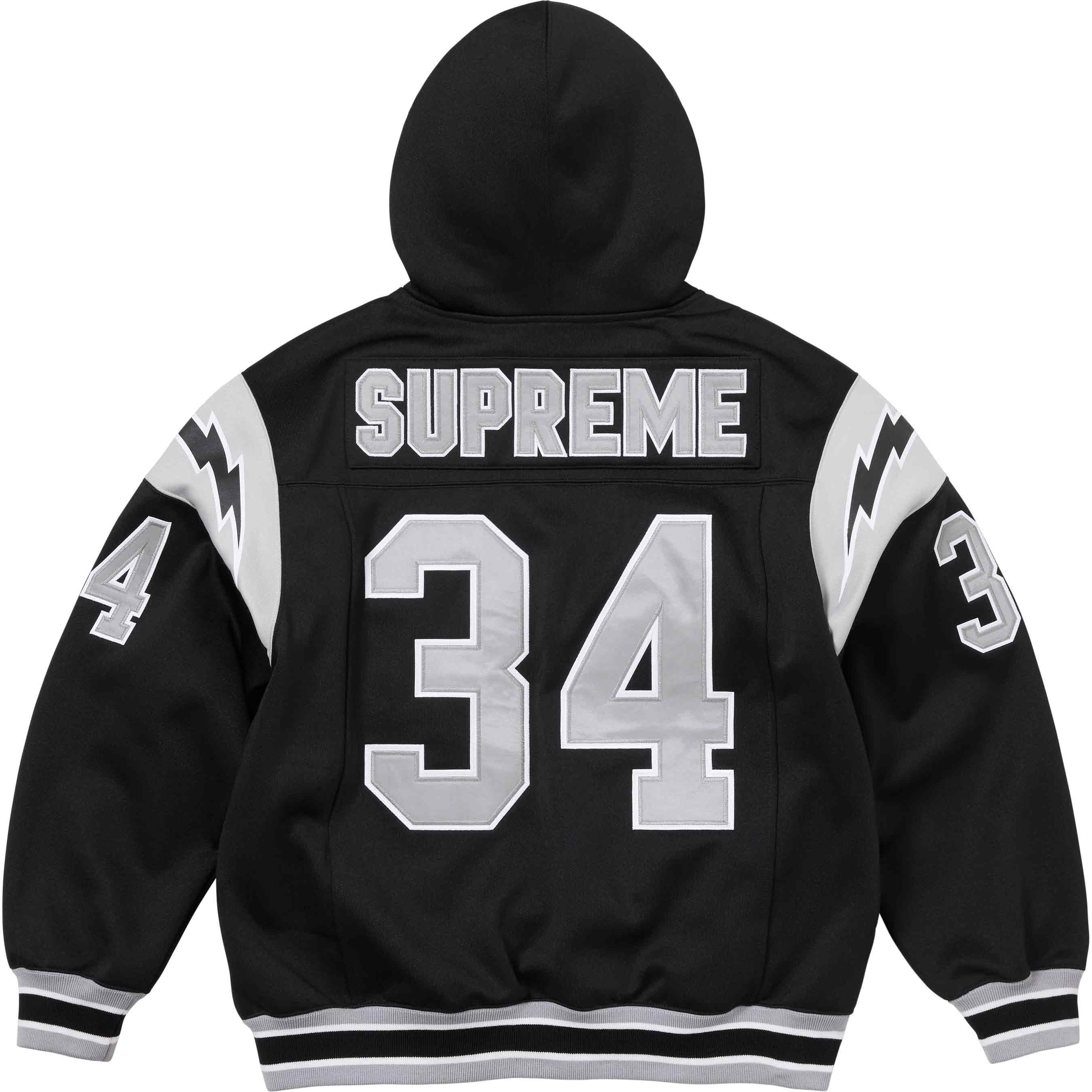 Football Zip Up Hooded Sweatshirt view 11